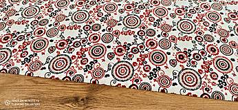 Textil - Bavlnená látka -Mandala- cena za 10 centimetrov - 13369112_
