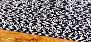 Textil - Bavlnená látka -Modrotlač kvety- cena za 10 centimetrov - 13369123_