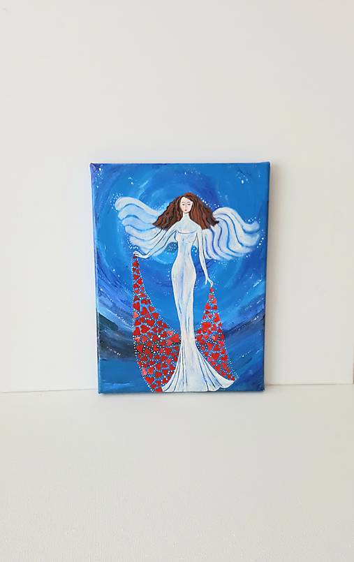 Obrazy - Obraz: Anjel, 18 x 24 cm - 13368158_