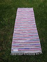 Úžitkový textil - Tkaný koberec 190x70cm - 13369965_