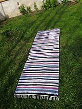 Úžitkový textil - Tkaný koberec 198x70cm - 13369974_