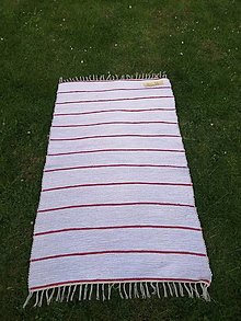 Úžitkový textil - Tkaný koberec 120x70cm - 13369866_
