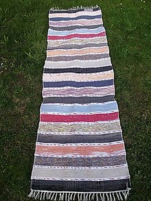 Úžitkový textil - Tkaný koberec 210x70cm - 13369984_