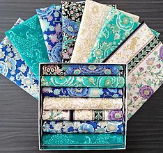 Textil - Darčeková krabička Florentine Garden - 13373410_