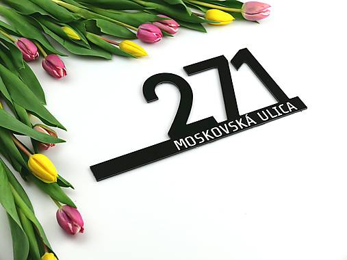 Tabuľky - Číslo na dom: Line s adresou (2ciferné číslo domu) - 13373015_
