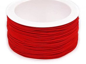 Iný materiál - Guľatá guma 1,2 mm (5m) - červená - 13373075_
