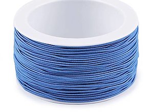 Galantéria - Guľatá guma 1,2 mm (5m) - modrá - 13373083_