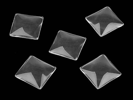 Komponenty - Kabošon sklenený priehľadný - 13372550_