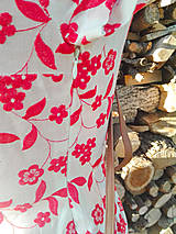 Šaty - Letné madeirové šaty (rôzne varianty) (červeno-biela) - 13375683_