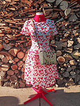 Šaty - Letné madeirové šaty (rôzne varianty) (červeno-biela) - 13375685_