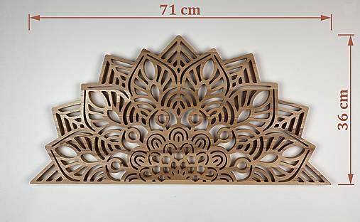 Mandala FLOWER OF THE SUN - 71 x 36 cm