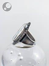 Prstene - Strieborný prteň s dendritickým opálom - 13379207_