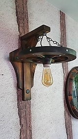 Svietidlá - Nástenná lampa koleso 30cm - 13377017_