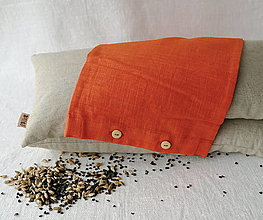 Úžitkový textil - Návliečka na FILKI šupkový vankúšš 50 cm (terakotová ramia 50x20 cm) - 13377496_