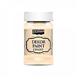 Farby-laky - Dekor paint soft chalky, 100 ml, kriedová farba - 13380984_