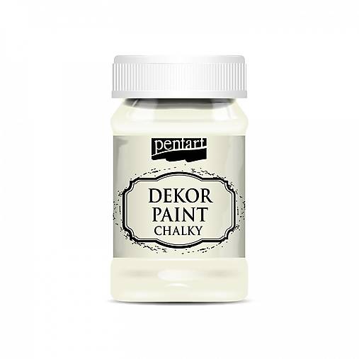 Dekor paint soft chalky, 100 ml, kriedová farba (krémová biela)