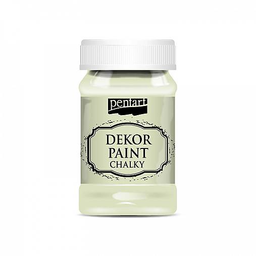 Dekor paint soft chalky, 100 ml, kriedová farba (lišajníková zelená)