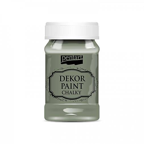 Dekor paint soft chalky, 100 ml, kriedová farba (khaki zelená)