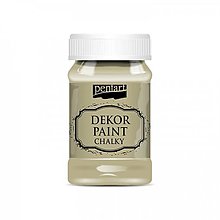 Farby-laky - Dekor paint soft chalky, 100 ml, kriedová farba (vintage béžová) - 13381031_