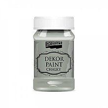 Farby-laky - Dekor paint soft chalky, 100 ml, kriedová farba (olivovníková) - 13381054_