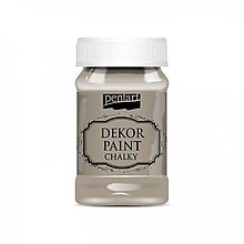 Farby-laky - Dekor paint soft chalky, 100 ml, kriedová farba (piesková) - 13381085_