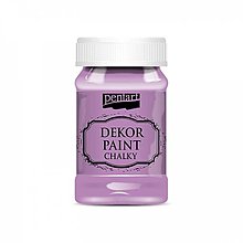 Farby-laky - Dekor paint soft chalky, 100 ml, kriedová farba (černicová) - 13381093_