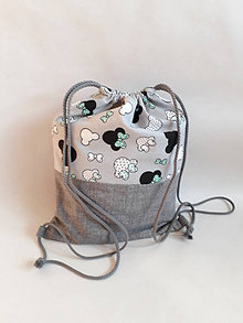 Detské tašky - Vrecúško na prezuvky - vak- ruksak- pre deti-myšky - 13381220_
