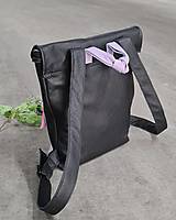 Batohy - Lavender BLackPack kožený ruksačik - 13381142_