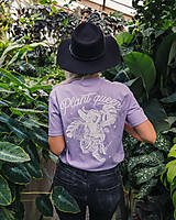 Topy, tričká, tielka - Plant Queen - fialové GOTS tričko  - 13380361_