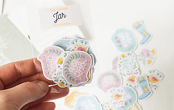 Papier - Samolepky - Jar - 13389361_