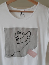 Topy, tričká, tielka - Tričko "Woman" - 13387874_