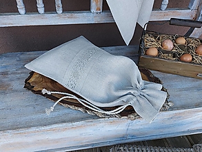 Úžitkový textil - Vrecúško na chlieb Grandma's Story III - 13388031_