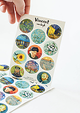 Papier - Nálepky - hároček/ Vincent van Gogh - 13391719_