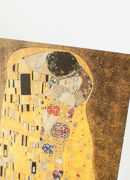 Papier - Pohľadnica "The Kiss" - 13392712_