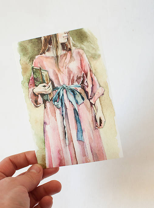 Papier - Pohľadnica "soulmates books" - 13392779_