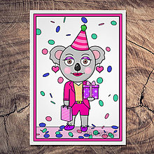 Papiernictvo - Koala pohľadnica - Karen - 13390815_