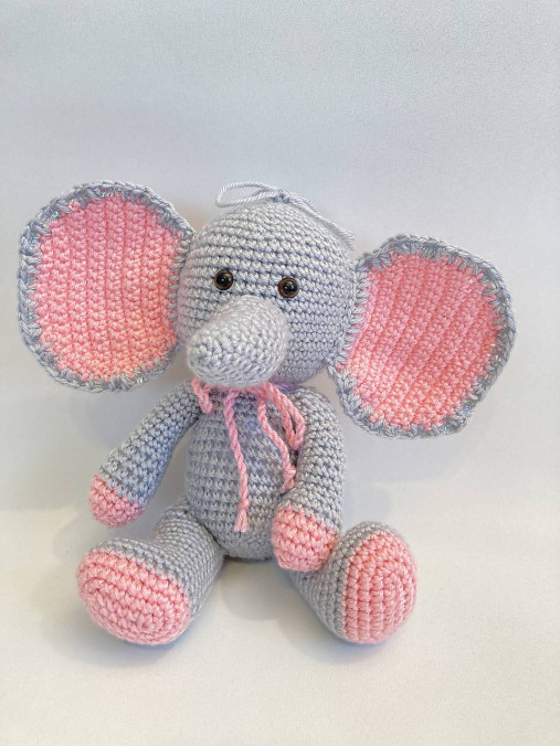 Hračky - sloník s veľkými ušami - 13395539_