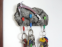Kľúčenky - Lezecký držiak - na 3 kľúče s cepínom - 13399166_