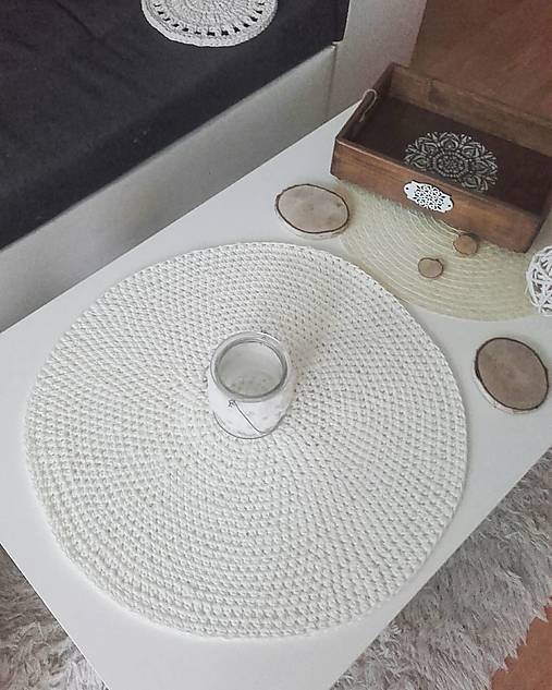 Úžitkový textil - Prestieranie krémové  - 13396516_