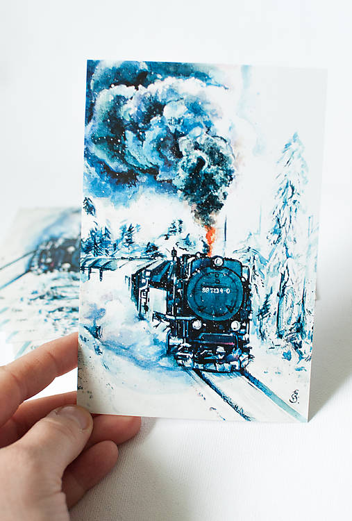 - Pohľadnica "Winter Express" - 13399962_