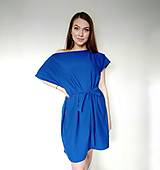 Šaty - Oversized teplákové šaty - 13403755_