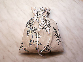 Úžitkový textil - Darčekové vrecúško, kozmetický sáčok, vrecúško na šperky, - 13406844_