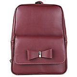 Batohy - Exkluzívny kožený ruksak z pravej hovädzej kože v bordovej farbe - 13406012_