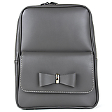 Batohy - Exkluzívny kožený ruksak z pravej hovädzej kože v šedej farbe - 13406168_