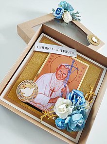Papiernictvo - Na birmovku "Sv. Ján Pavol II., oroduj za nás." - 13407358_