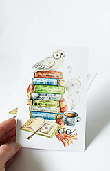 Papier - Pohľadnica "Seven Books" - 13407597_
