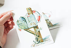 Papier - Pohľadnica "Summer Mailbox" - 13407719_