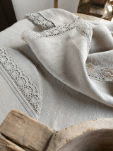 Úžitkový textil - Ľanový obrus Traditions - 13406991_