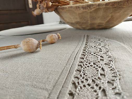 Úžitkový textil - Ľanové prestieranie Traditions - 13406857_