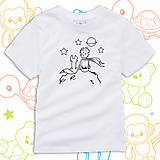 Detské oblečenie - Detské tričko maľovanka MALÝ PRINC - 13409965_